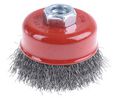 Steel Cup Abrasive Brush, 75mm Diameter