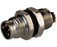 Circular Connector, 3 Contacts, Panel Mount, M8 Connector, Plug, Female, IP67 Contacts
