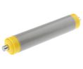 Interroll PVC Round Conveyor Roller Spring Loaded 20mm Dia. x 100mm L, 90N Load Capacity Steel, 6mm Spindle, 117mm