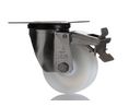LAG Braked Swivel Castor Wheel, 150kg Capacity, 80mm Wheel, 80mm, 150kg
