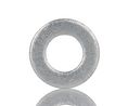 Rondelles lisses en acier galvanisé, forme A, M10, DIN 125A, Acier