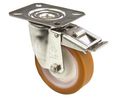 LAG Braked Swivel Castor Wheel, 150kg Capacity, 100mm Wheel
