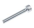 Bright Zinc Plated Steel Hex Socket Cap Screw, DIN 912, M4 x 25mm, Pack of 100 pieces