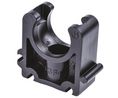 Georg Fischer PP Black Pipe Clamp, 0.63in x 1.42in x 1.06in, 0.24in, Svart