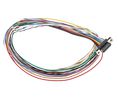 Glenair MWDM 21 Way Cable Mount D-sub Connector Plug, Male-Female, Pre-Wired