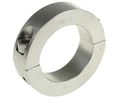 Huco Shaft Collar, Two Piece, Clamp Screw, Bore 40mm, OD 60mm, W 15mm, Stainless Steel