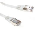 2m Cat5e, White RJ45 to Male RJ45 Male, F/UTP Shielded, Terminated PVC Sheath