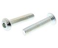 Bright Zinc Plated Steel Hex Socket Button Screw, ISO 7380, M4 x 20mm, Packung à 100 Stück