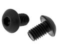 Black, Self-Colour Steel Hex Socket Button Screw, ISO 7380, M4 x 6mm, Pack of 100 pieces