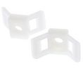 Natural Cable Tie Mount 14.7 mm x 30mm, 9.3mm Max. Cable Tie Width Packung à 100 Stück