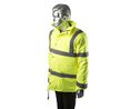 Portwest 300D Industry High Visibility Yellow Men Hi Vis Traffic Jacket, L