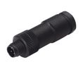 Circular Connector, M12, Plug, Straight, Poles - 5, Screw Terminal, Cable Mount