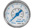 G 1/4 Analogue Pressure Gauge 10bar Back Entry, MA-40-10-G1/4-EN, 0bar min., 183900