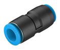Fitting, Compressed Air, Brass, 47.6mm, Ø12 mm, Push-In Connector, Pack of 10 pieces