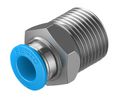 Liitin, Paineilma, Messinki, 25.5mm, R3/8", uroskierre, 10 kappaleen pakkaus