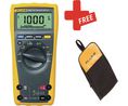 Digital Multimeter + Carrying Case True-RMS 1kV 10A 99.99kHz 50MOhm 9999uF