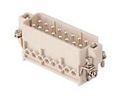 GWconnect Screw Terminal Insert Male 16-Pole 16A Numbered 1-16 Wire Protection Silver (Ag) Contacts Size 16A 66x16, 20 kappaleen pakkaus