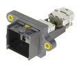 Industrial Connector, A-Coded, Socket, CAT6a, Panel Mount, Contacts - 8