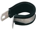 Cable Clamp, 4.8mm, Aluminium, Chloroprene, Black, Screw