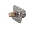 RF-adapter, Panelgenomföringar, SMA-kontakt - N-sockel, 50Ohm
