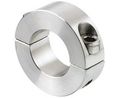 Huco Shaft Collar Two Piece Clamp Screw, Bore 28mm, OD 48mm, W 15mm, Stainless Steel