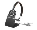 Headset with Charging Stand, MS, Evolve 65 SE, Mono, On-Ear, 20kHz, Bluetooth, Black / Red