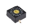 KNITTER-SWITCH 16 Way Surface Mount DIP Switch, Rotary Flush Actuator