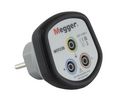 Adapter, 3x Banana Socket - DE Type F (CEE 7/4) Plug, CAT III 300 V 69mm