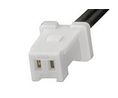 Pico-Clasp-to-Pico-Clasp Off-the-Shelf (OTS) Cable Assembly Single Row 600.00mm Length 2 Circuits White, Pack of 50 pieces