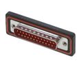 D-Sub Connector, Plug, DB-25, Radial Leads