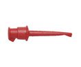 Minigrabber Test Clip, Pack of 10 Pieces, Red, 60VDC, 5A
