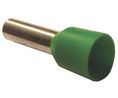 Bootlace Ferrule 6mm² Green Pack of 100 pieces