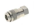 Brass Female Quick Air Coupling, G 1/4 Female Threaded