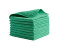 304.8 x 304.8 mm Microfiber Light Duty Cloth Green Microfibre Cloths for Wet/Dry, Dry Microfibre Pack of 24 pieces
