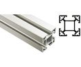FlexLink Silver Aluminium Profile Strut, 44 x 44 mm, 11mm Groove, 3000mm Length, Series XC, 3000