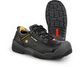 1538 Unisex Black, Yellow Aluminium Safety Shoes, UK 10, EU 44
