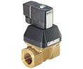Burkert Solenoid Valve 221608, 2 port(s) , NC, 110 V ac, 1/2in