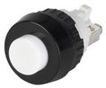 Pushbutton Switch Momentary Function 1NO Panel Mount Black / White