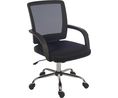 Fabric Office Chair, 90kg, Black