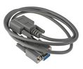 Serial Cable D-SUB 9-Pin Female - D-SUB 9-Pin Female 1m Grey