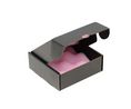 ESD-Box, 100x100x38mm, Black / Pink