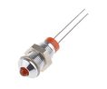 LED Indicator Soldering Pins Red DC 3.3V 6mm 40mcd