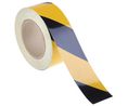 Reflective Tape 50mm x 25m Black / Yellow