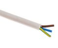 Mains Cable 3x 1mm² Annealed Copper 500V 100m White