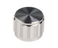 Potentiometer Knob, Aluminium, Metallic, 20mm