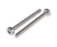 Skrue, Maskin / Flathodet, Pozidriv, M5, 50mm, Pakke med 50 stykk