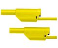 Schutzinger Test lead, 32A, 1kV, Yellow, 1.5m Lead Length