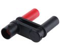 Schutzinger Black, Female, Male Test Connector Adapter and Nickel Plated - Socket Size: 4 (Dia.)mm