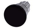 SIRIUS ACT Series Black Latching Push Button, 22mm Cutout, IP66, IP67, IP69K
