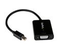 Videoadapter, Mini-DisplayPort-Stecker - VGA-Buchse, 1920 x 1200, Schwarz